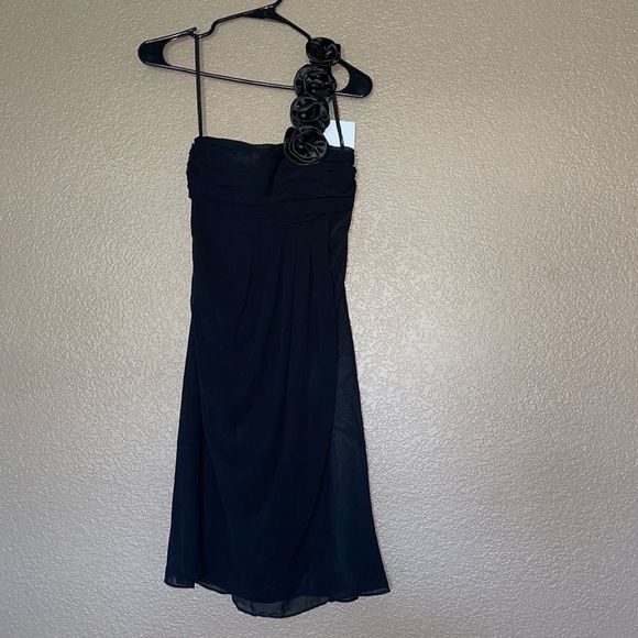 pacific plex Dresses & Skirts - Pacific Plex black one strap dress size XS